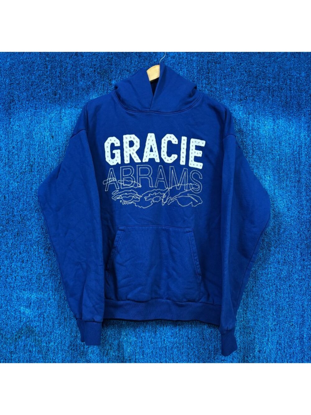 Gracie Abrams Letters Stitching Daughter From Hell Hoodie L